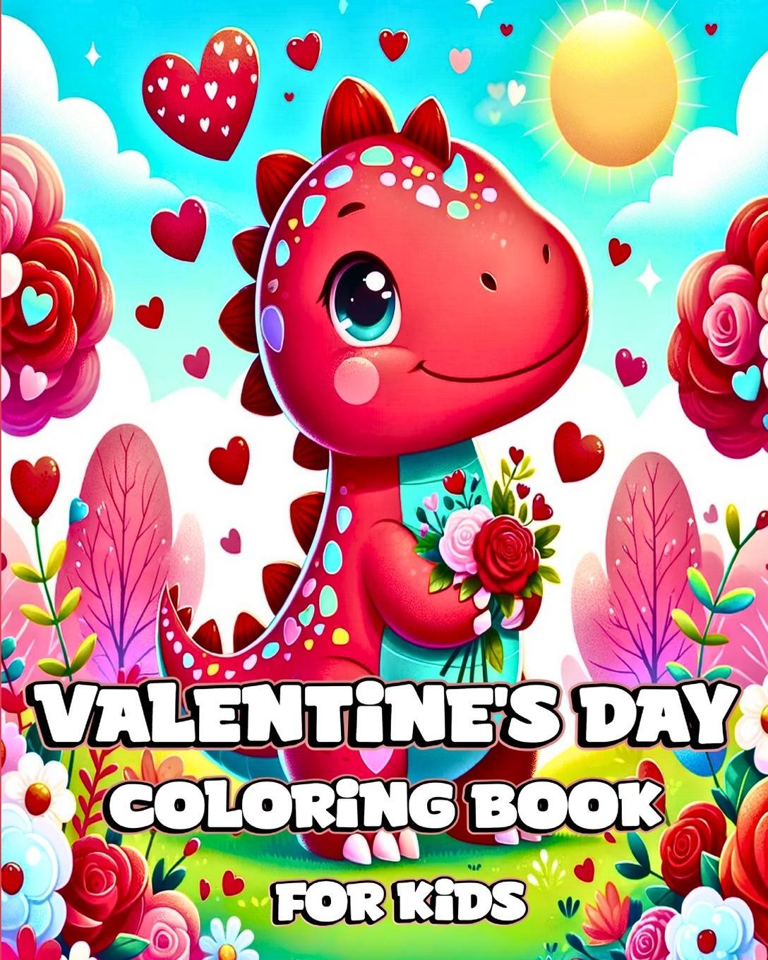 Cover: 9798880545926 | Valentine's Day Coloring Book for Kids | Camely R. Divine | Buch