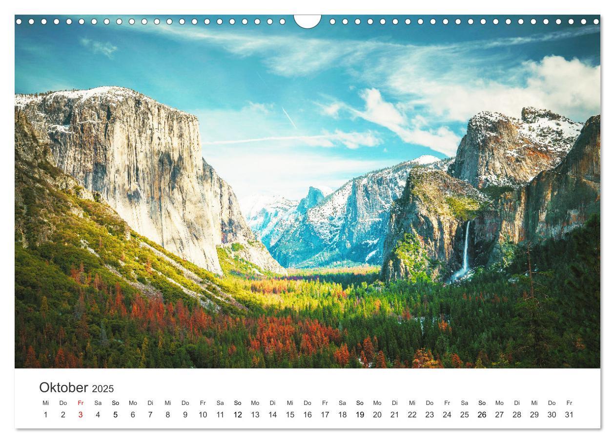 Bild: 9783435054015 | Yosemite - Einzigartige Naturspektakel (Wandkalender 2025 DIN A3...