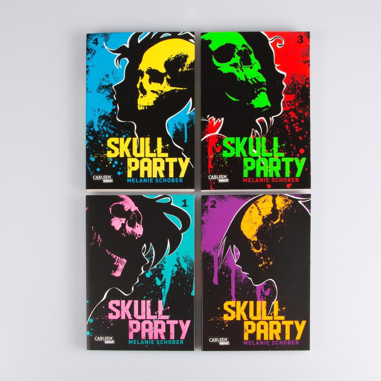 Bild: 9783551021182 | Skull Party Komplettpack 1-4 | Melanie Schober | Box | Skull Party