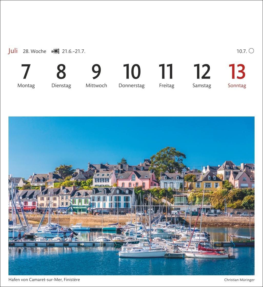 Bild: 9783840034794 | Bretagne &amp; Normandie Sehnsuchtskalender 2025 - Wochenkalender mit...