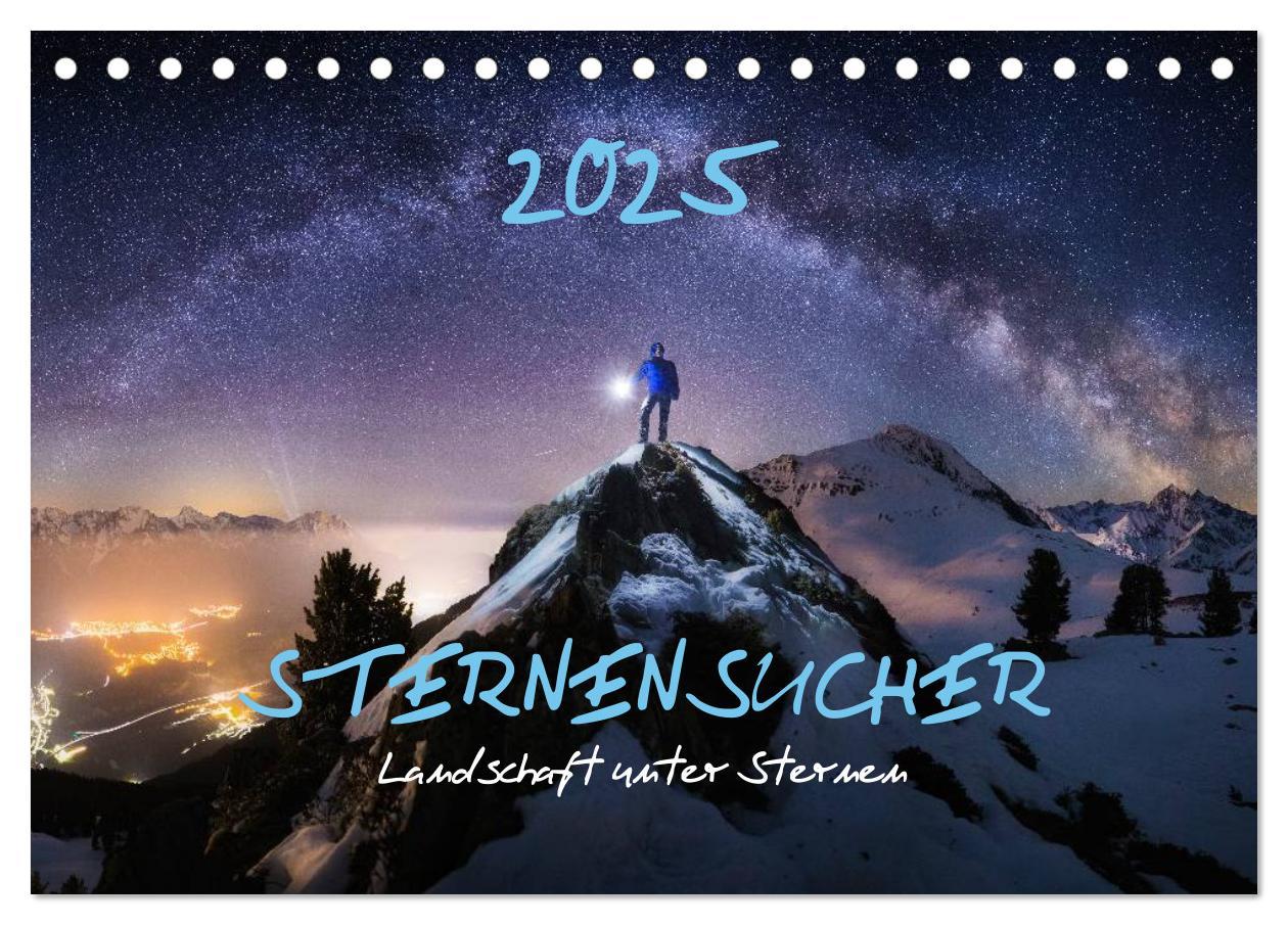 Cover: 9783435558186 | Sternensucher - Landschaft unter Sternen (Tischkalender 2025 DIN A5...