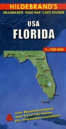 Cover: 9783889891761 | Hildebrand's Urlaubskarte USA, Florida | (Land-)Karte | Deutsch | 1992