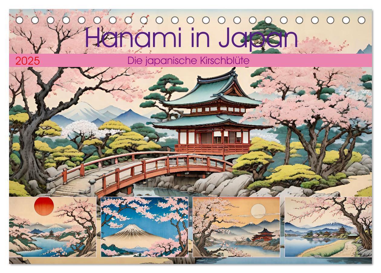 Cover: 9783383825026 | Hanami in Japan (Tischkalender 2025 DIN A5 quer), CALVENDO...