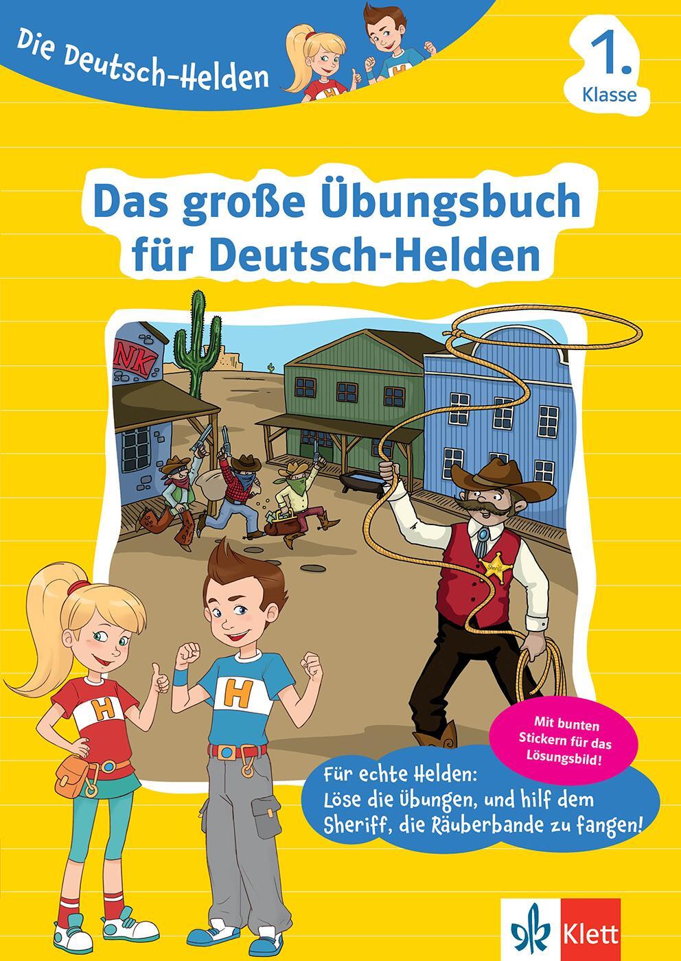 Cover: 9783129495612 | Die Deutsch-Helden Das große Übungsbuch für Deutsch-Helden 1. Klasse