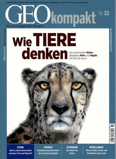 Cover: 9783652000925 | GEO kompakt Wie Tiere denken | Taschenbuch | GEO Kompakt | Deutsch