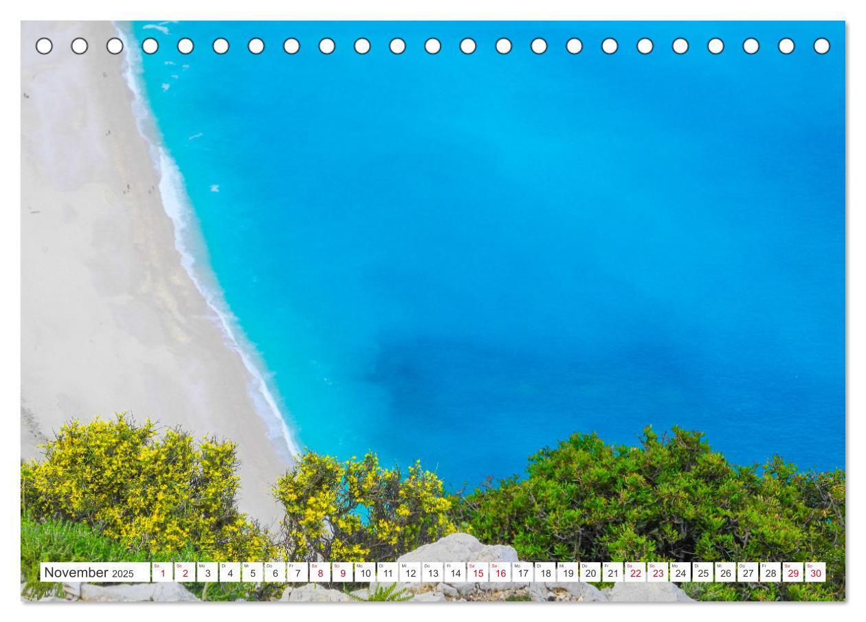 Bild: 9783383977121 | Kefalonia, Inseltraum in Blau (Tischkalender 2025 DIN A5 quer),...