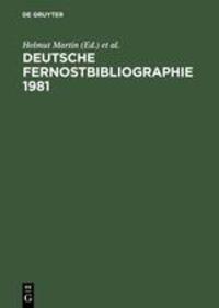 Cover: 9783598201424 | Deutsche Fernostbibliographie 1981 | Helmut Martin (u. a.) | Buch