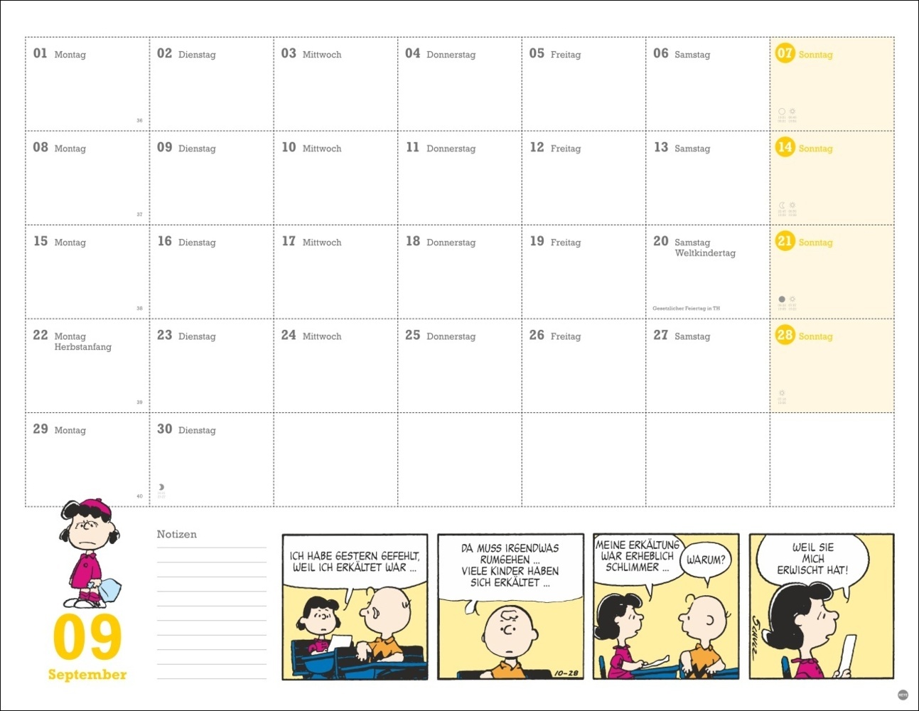 Bild: 9783756405244 | Peanuts Monatsplaner 2025 | Kalender | Spiralbindung | 15 S. | Deutsch