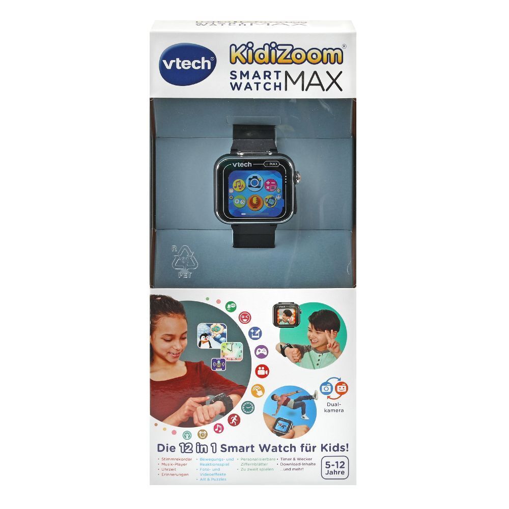 Bild: 3417765316746 | KidiZoom Smart Watch MAX schwarz | Stück | 80-531674 | Vtech