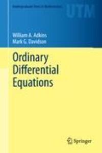 Cover: 9781461436171 | Ordinary Differential Equations | Mark G. Davidson (u. a.) | Buch
