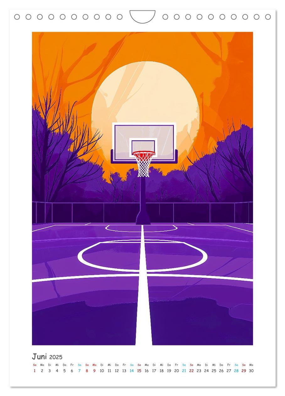 Bild: 9783457205099 | Basketball im Blut (Wandkalender 2025 DIN A4 hoch), CALVENDO...