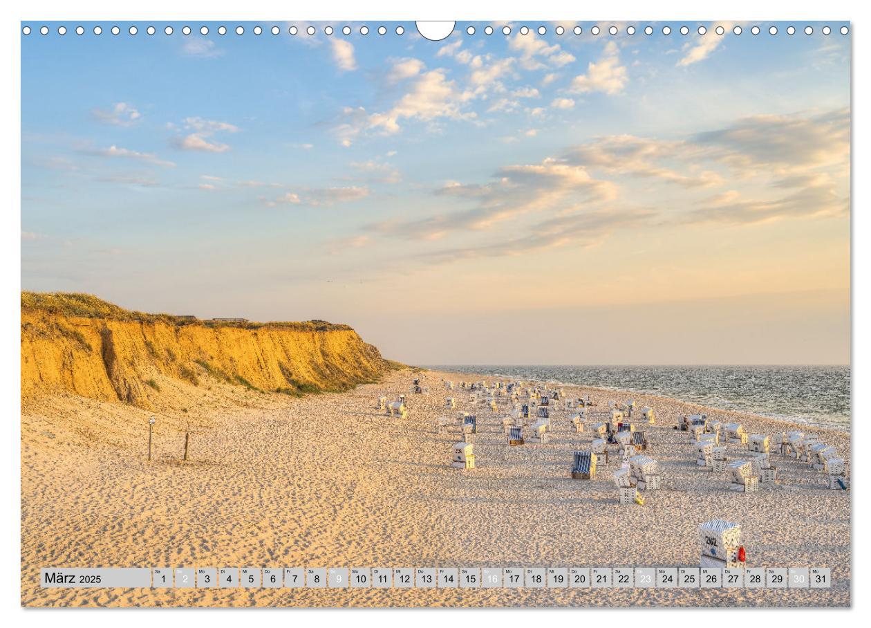 Bild: 9783383828614 | Wunderschönes Sylt - Perle der Nordsee (Wandkalender 2025 DIN A3...