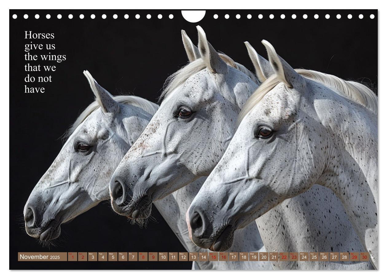 Bild: 9781325980727 | A Horse Makes You Complete (Wall Calendar 2025 DIN A4 landscape),...