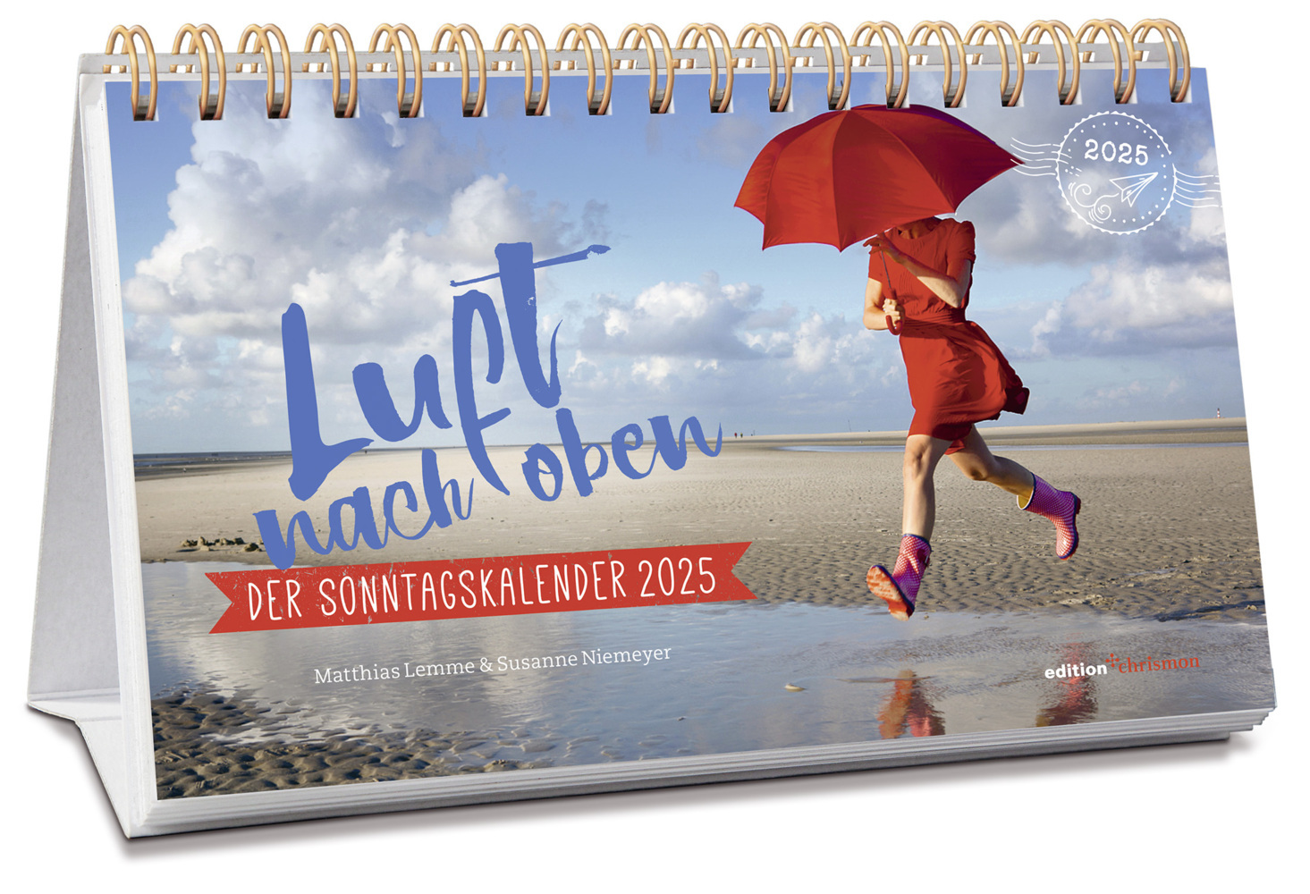 Cover: 9783960383895 | Luft nach oben 2025. Der Sonntagskalender, m. 12 Beilage | Kalender