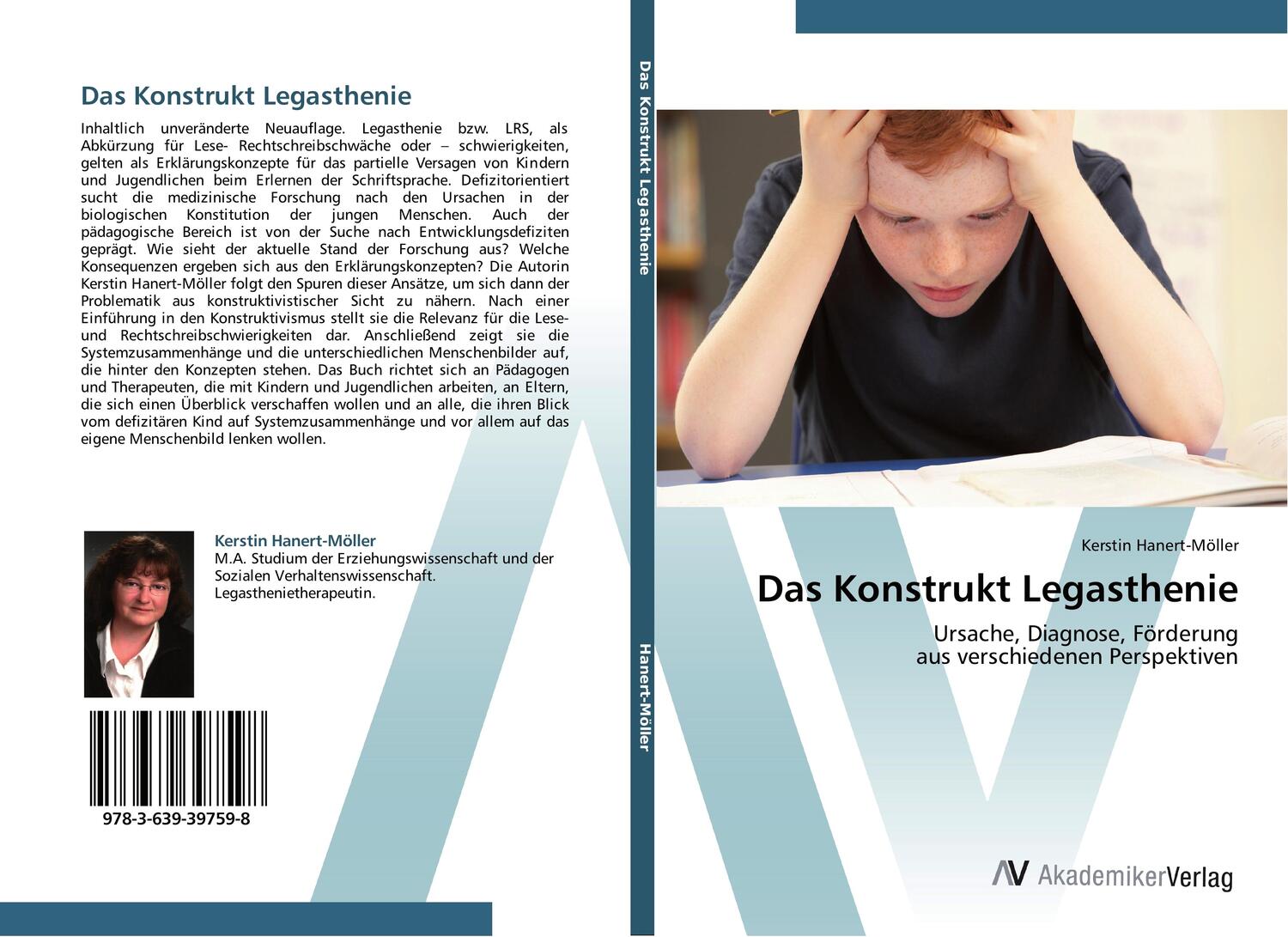 Cover: 9783639397598 | Das Konstrukt Legasthenie | Kerstin Hanert-Möller | Taschenbuch | 2012