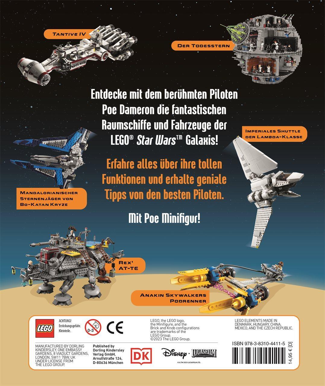 Rückseite: 9783831044115 | LEGO® Star Wars(TM) Raumschiffe und Fahrzeuge | Buch | 88 S. | Deutsch