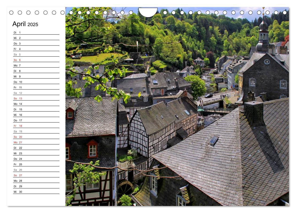 Bild: 9783435543090 | Eine Perle in der Eifel - Monschau (Wandkalender 2025 DIN A4 quer),...