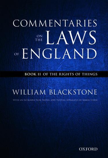 Cover: 9780199601004 | The Oxford Edition of Blackstone's: Commentaries on the Laws of...