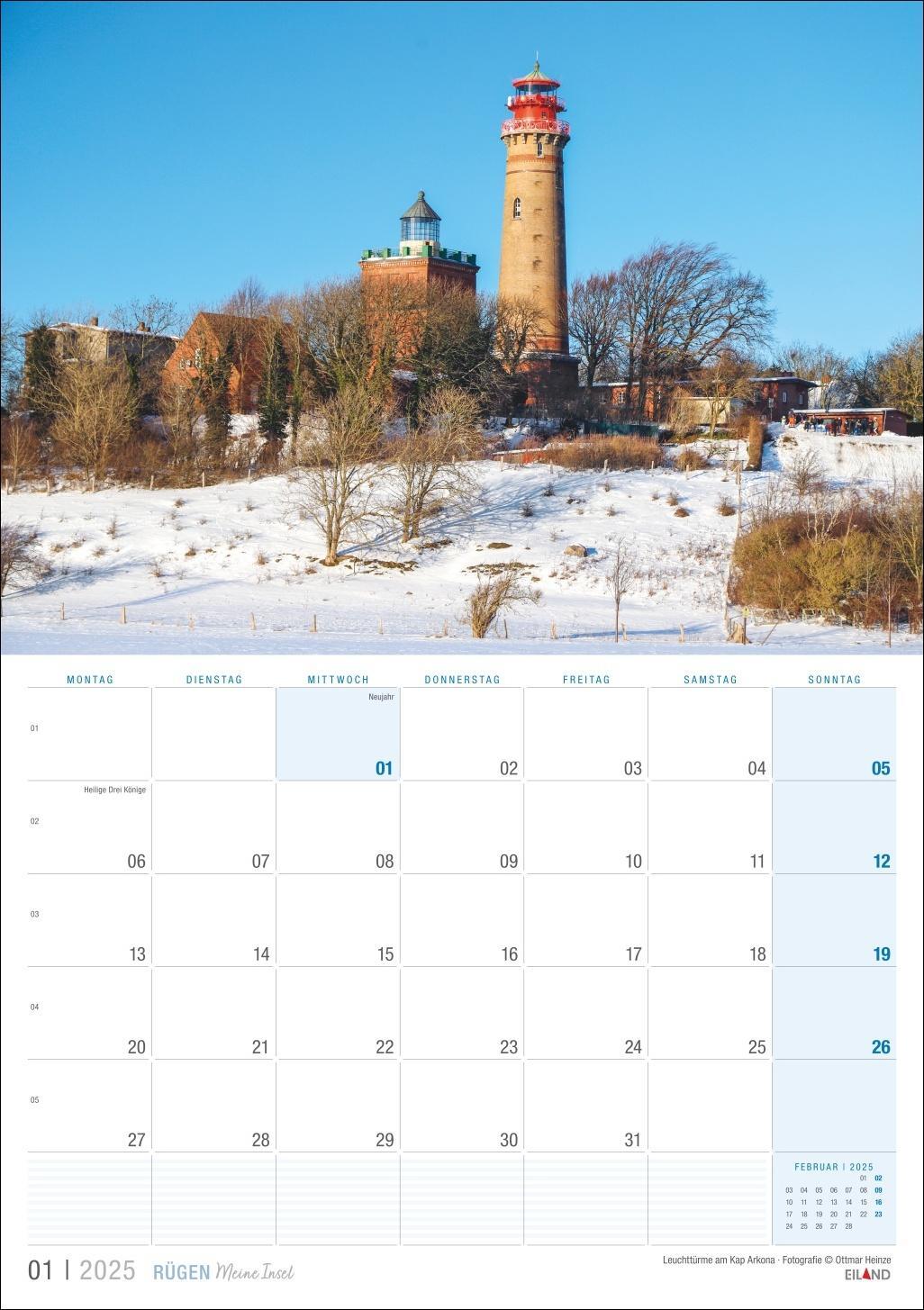 Bild: 9783964023483 | Rügen ...meine Insel Kalender 2025 | Eiland | Kalender | 13 S. | 2025