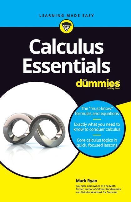 Cover: 9781119591207 | Calculus Essentials For Dummies | Mark Ryan | Taschenbuch | Englisch