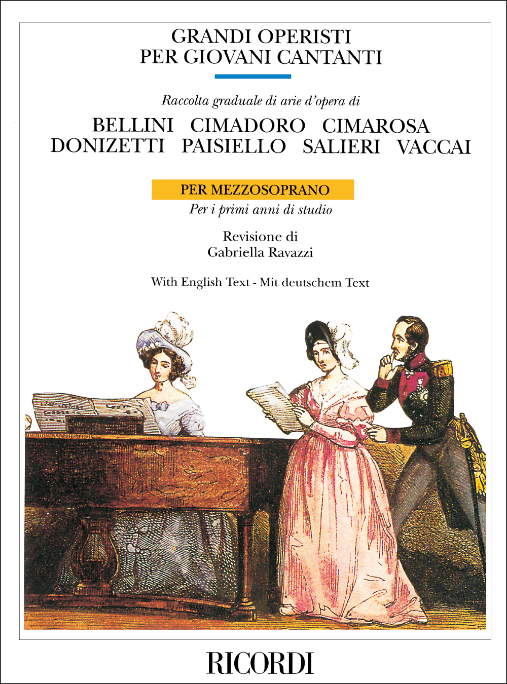 Cover: 9790041379975 | Grandi Operisti Per Giovani Cantanti | Partitur | 1998 | Ricordi