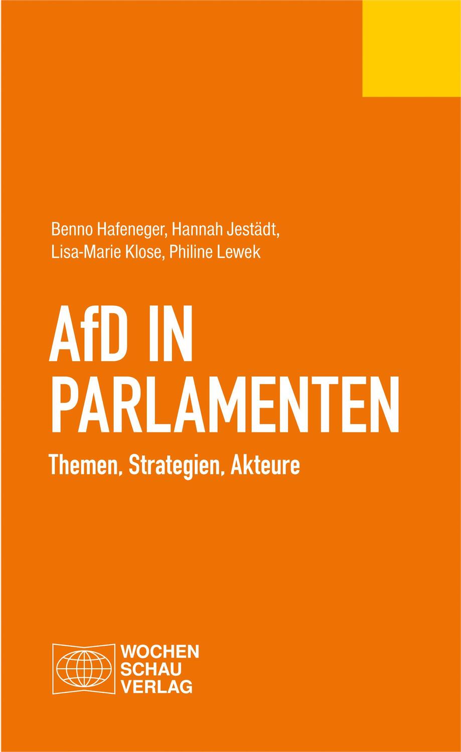 Cover: 9783734406348 | AfD in Parlamenten | Themen, Strategien, Akteure | Hafeneger | Buch