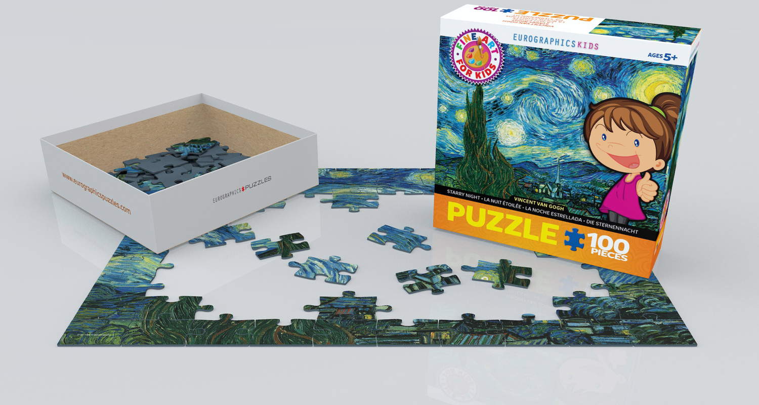 Bild: 628136412049 | Sternennacht von Vincent van Gogh (Puzzle) | Spiel | In Spielebox