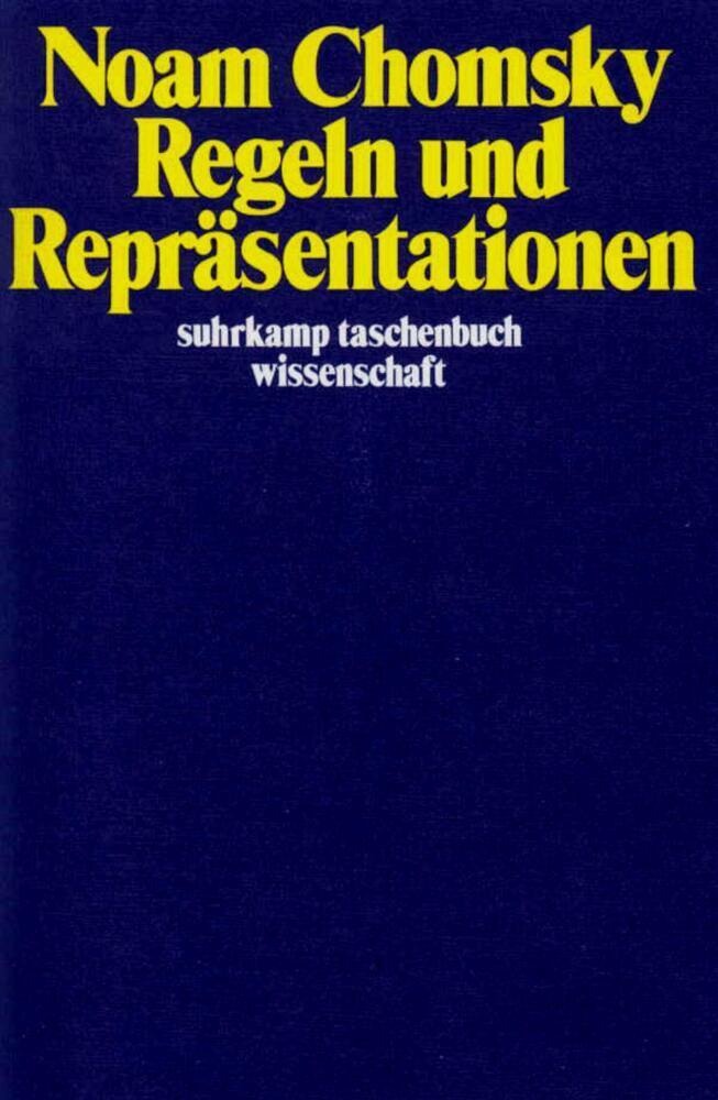 Cover: 9783518279519 | Regeln und Repräsentationen | Noam Chomsky | Taschenbuch | Suhrkamp