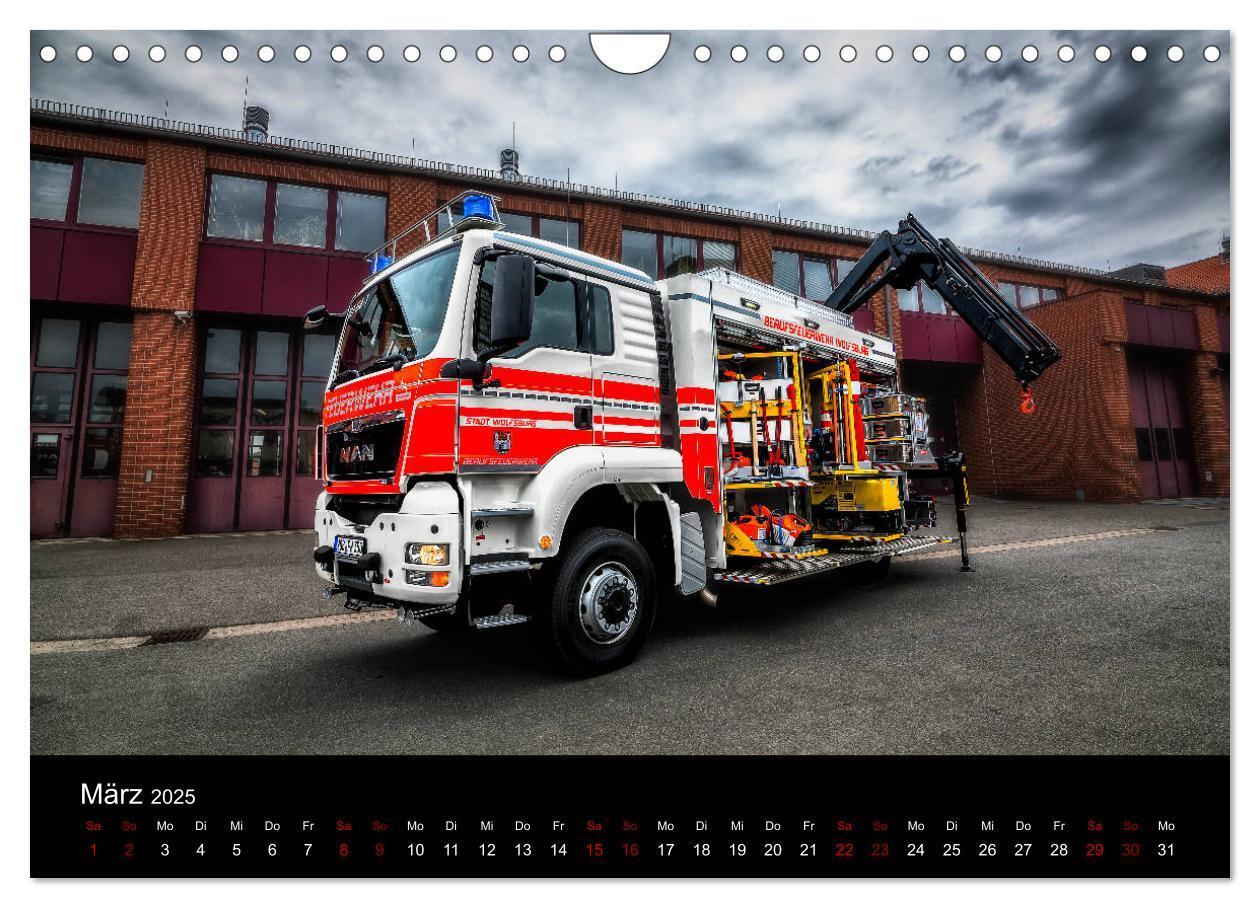 Bild: 9783435422579 | Feuerwehr und Rettungsdienst (Wandkalender 2025 DIN A4 quer),...