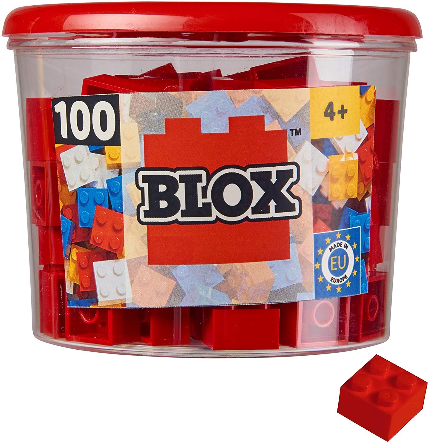 Cover: 4006592003784 | Simba 104114111 - Blox, 100 rote Bausteine | 104114111 | Deutsch