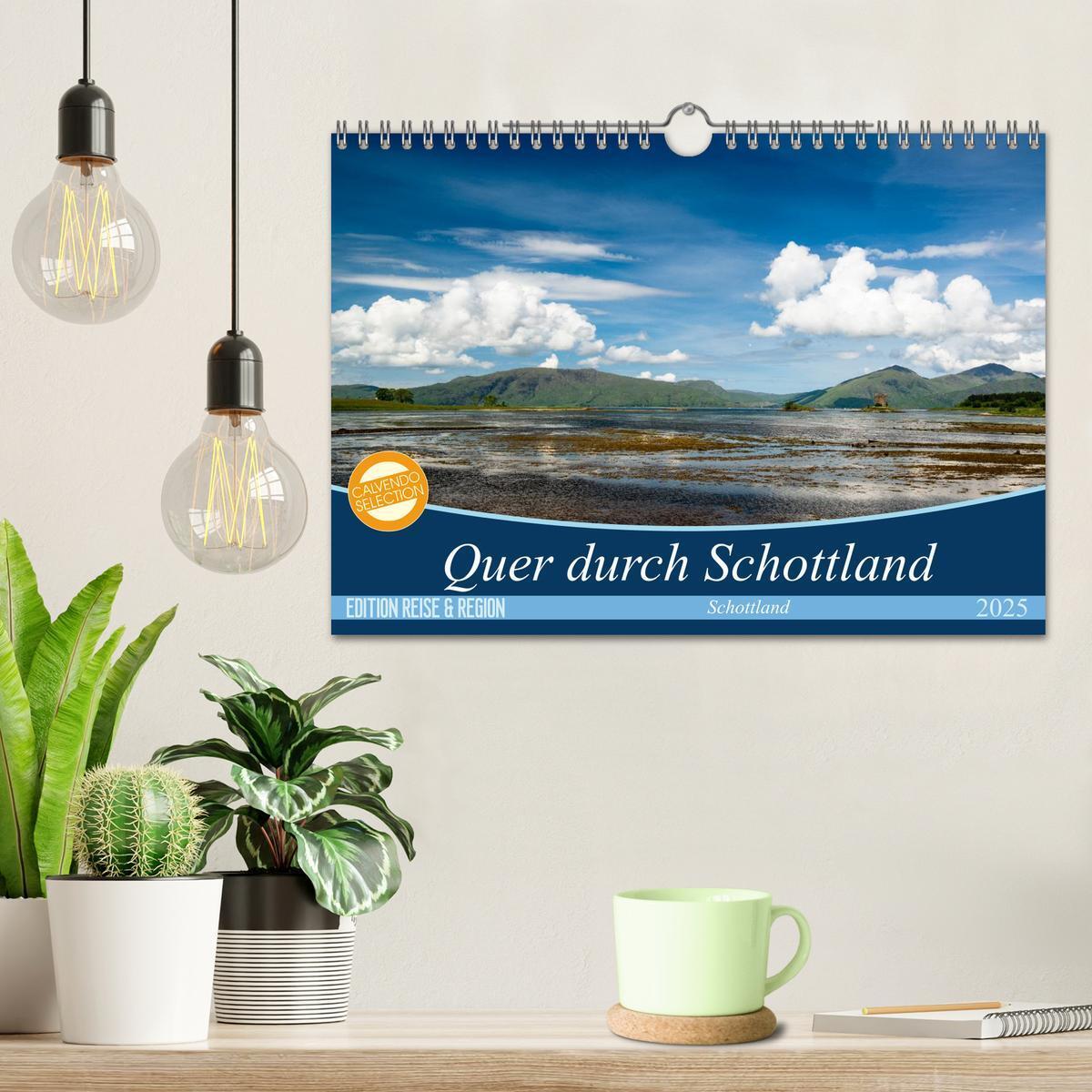 Bild: 9783435679607 | Quer durch Schottland (Wandkalender 2025 DIN A4 quer), CALVENDO...