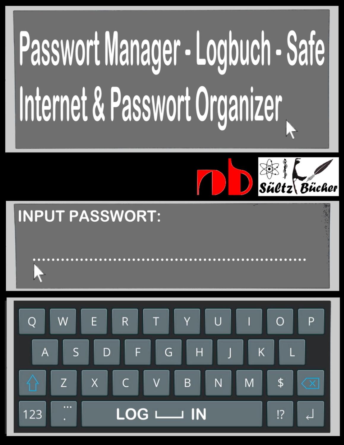 Cover: 9783748175469 | Passwort Manager - Logbuch - Safe - Internet & Passwort Organizer