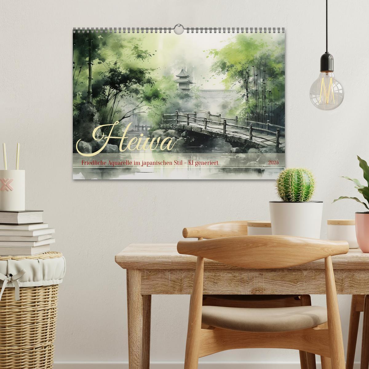 Bild: 9783383794681 | Heiwa - Friedliche Aquarelle im japanischen Stil (Wandkalender 2025...