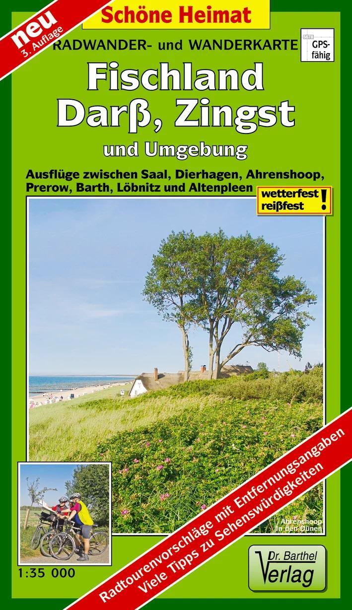Cover: 9783895911859 | Fischland, Darß, Zingst und Umgebung Radwander- und Wanderkarte 1 :...