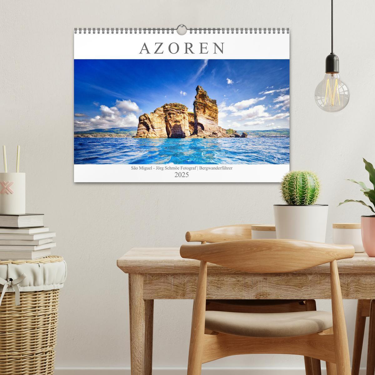 Bild: 9783435275533 | A Z O R E N (Wandkalender 2025 DIN A3 quer), CALVENDO Monatskalender