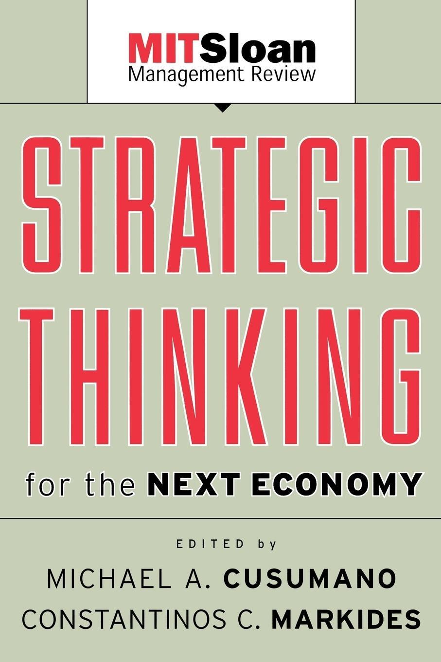 Cover: 9780787957292 | Strategic Thinking for the Next Economy | Michael Cusomano | Buch