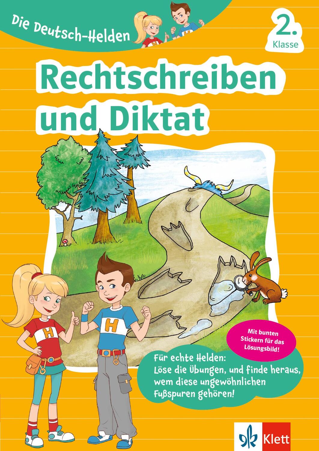 Cover: 9783129494141 | Die Deutsch-Helden Rechtschreiben und Diktat 2. Klasse | Broschüre