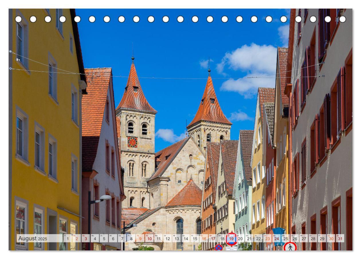 Bild: 9783435056453 | Ellwangen Impressionen (Tischkalender 2025 DIN A5 quer), CALVENDO...