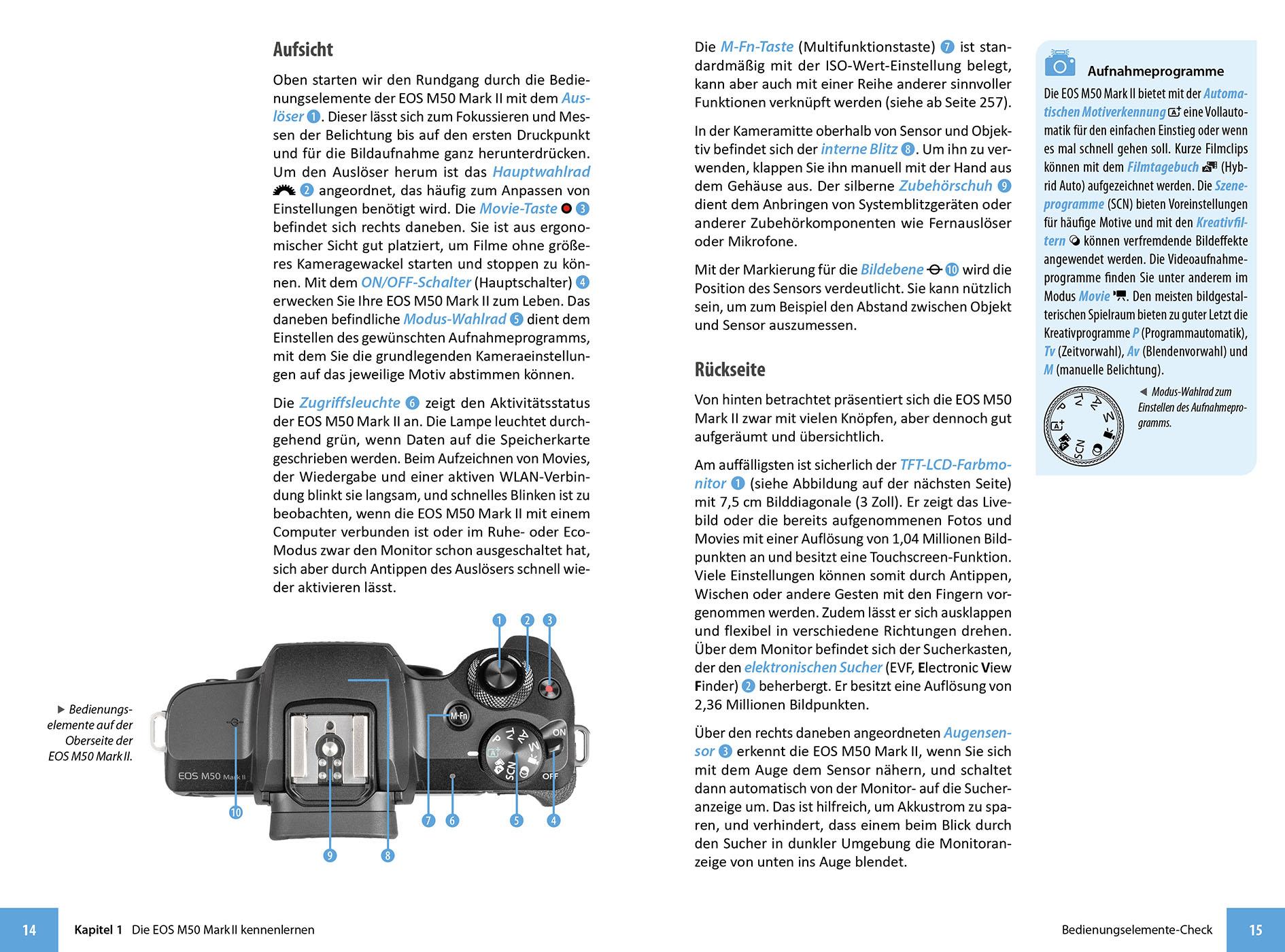 Bild: 9783832804756 | Canon EOS M50 Mark II | Das umfangreiche Praxisbuch zu Ihrer Kamera!