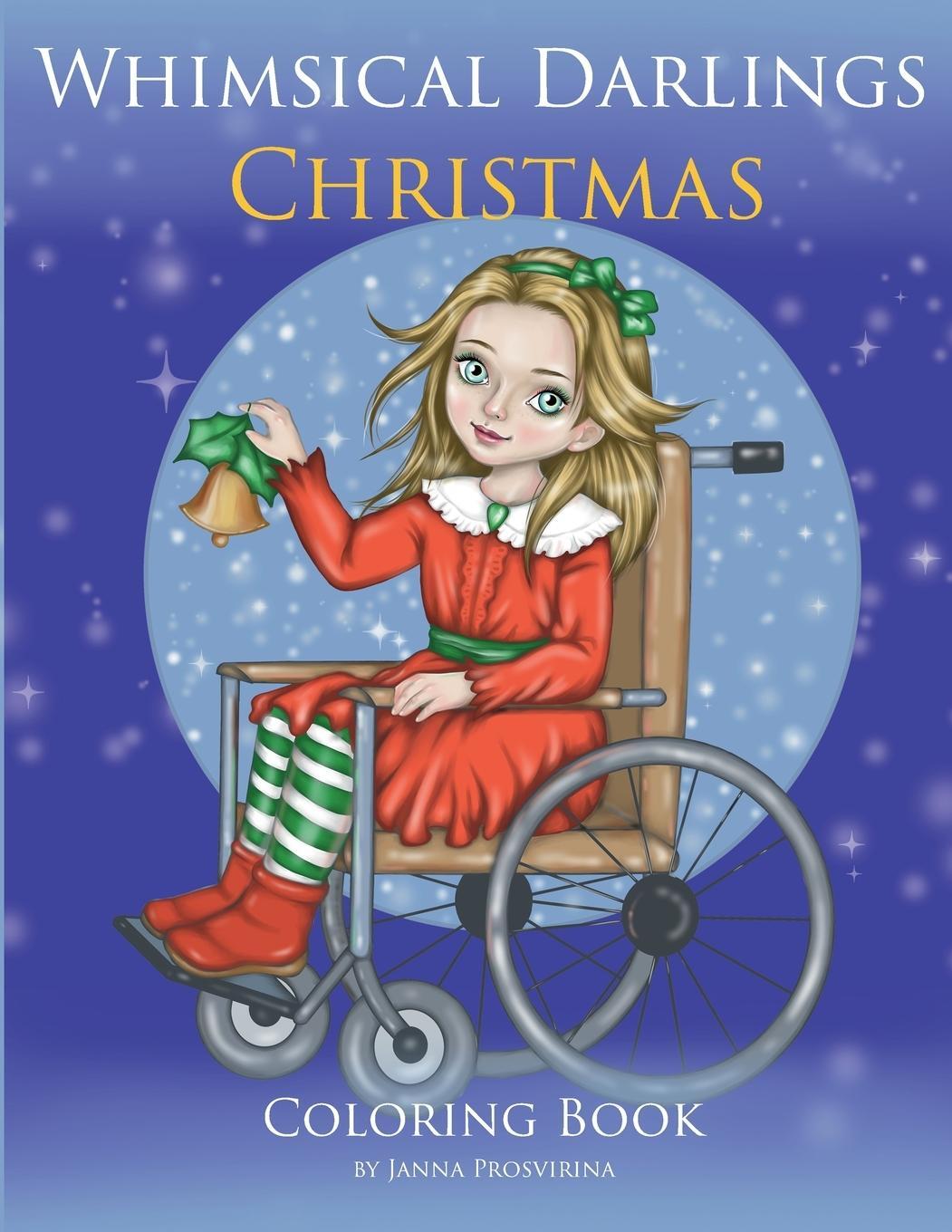 Cover: 9781470983031 | Whimsical Darlings | Christmas: Coloring Book | Janna Prosvirina