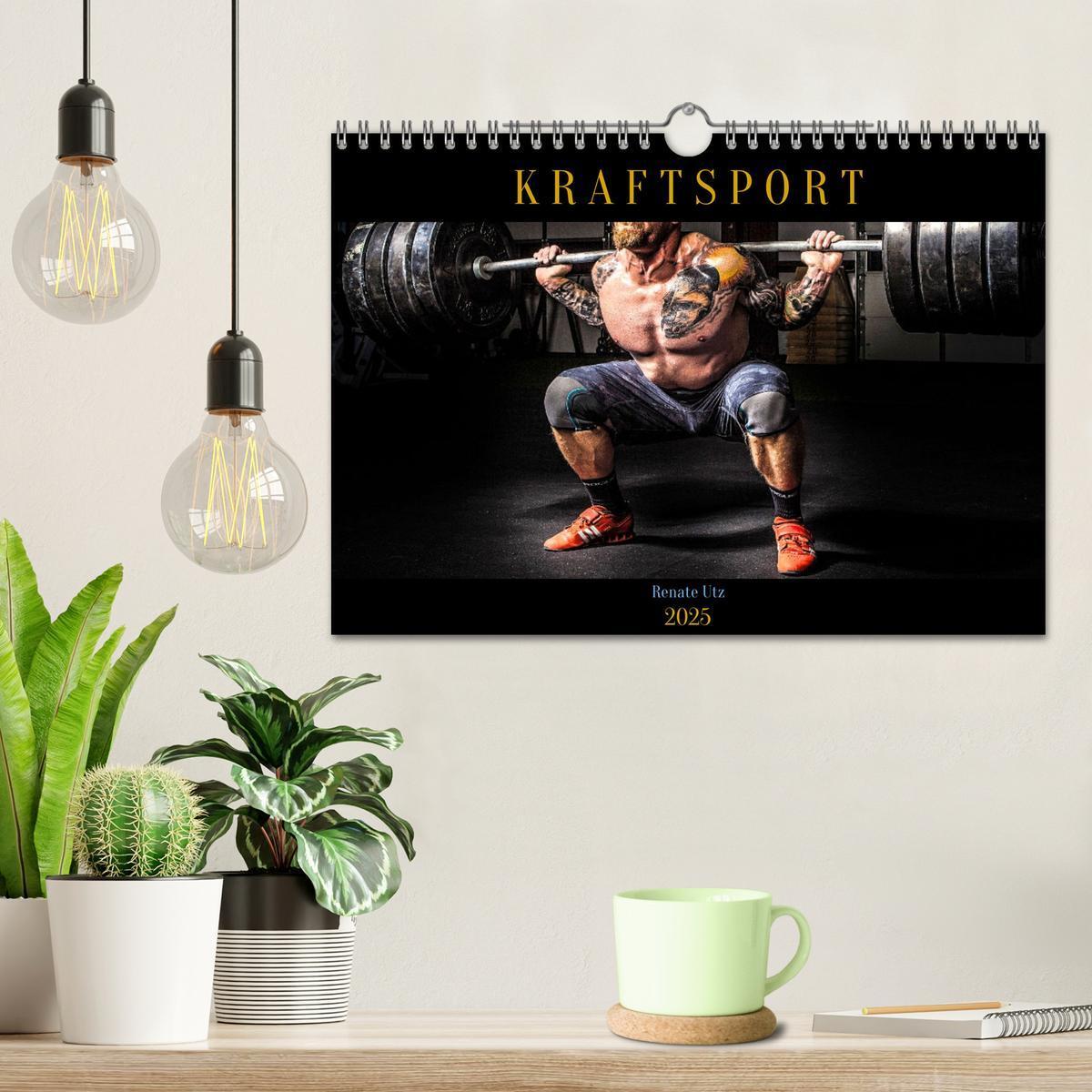 Bild: 9783383999772 | Kraftsport (Wandkalender 2025 DIN A4 quer), CALVENDO Monatskalender