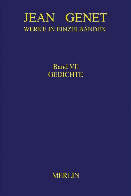 Cover: 9783875362367 | Werke in Einzelbänden 7. Gedichte | Jean Genet | Buch | Deutsch | 2019