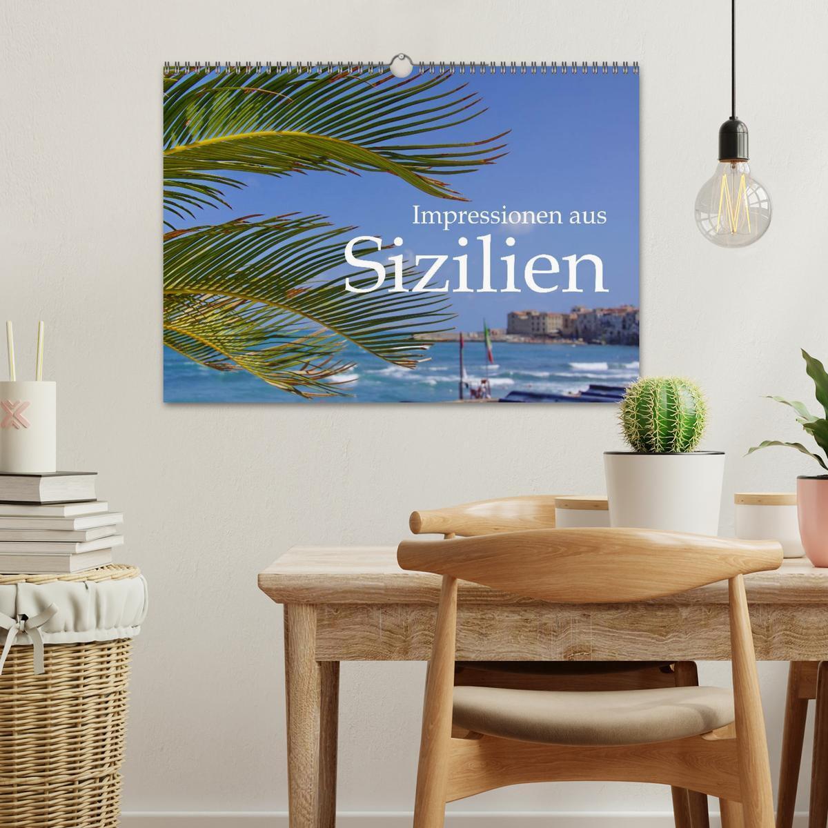 Bild: 9783435641666 | Impressionen aus Sizilien (Wandkalender 2025 DIN A3 quer), CALVENDO...