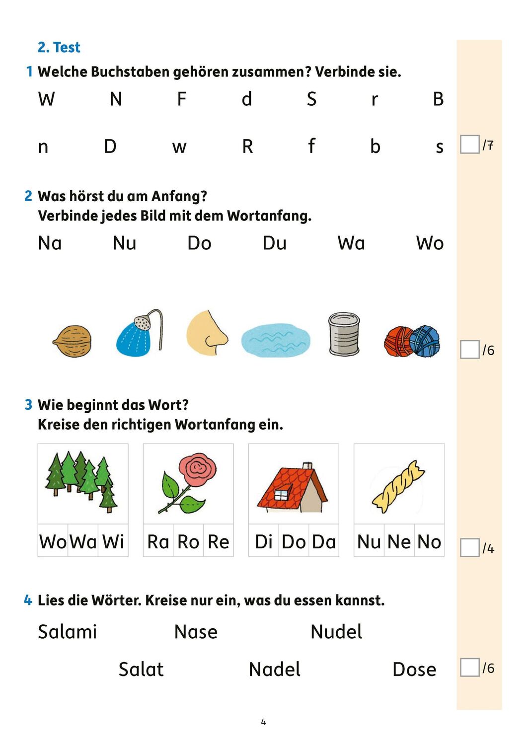 Bild: 9783881002912 | Übungsheft mit Lesetests in Deutsch 1. Klasse | Helena Heiß | 80 S.