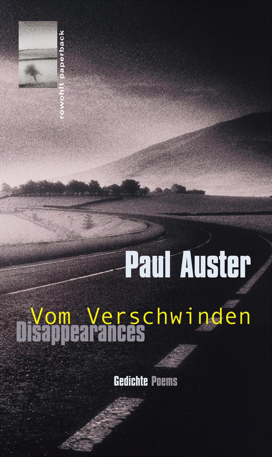 Vom Verschwinden. Disappearances - Auster, Paul