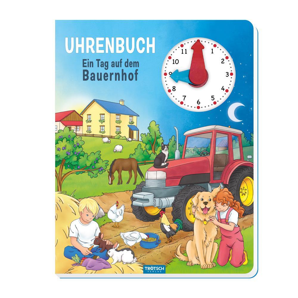 Cover: 9783988021403 | Trötsch Uhrenbuch Ein Tag auf dem Bauernhof | KG | Buch | 10 S. | 2024