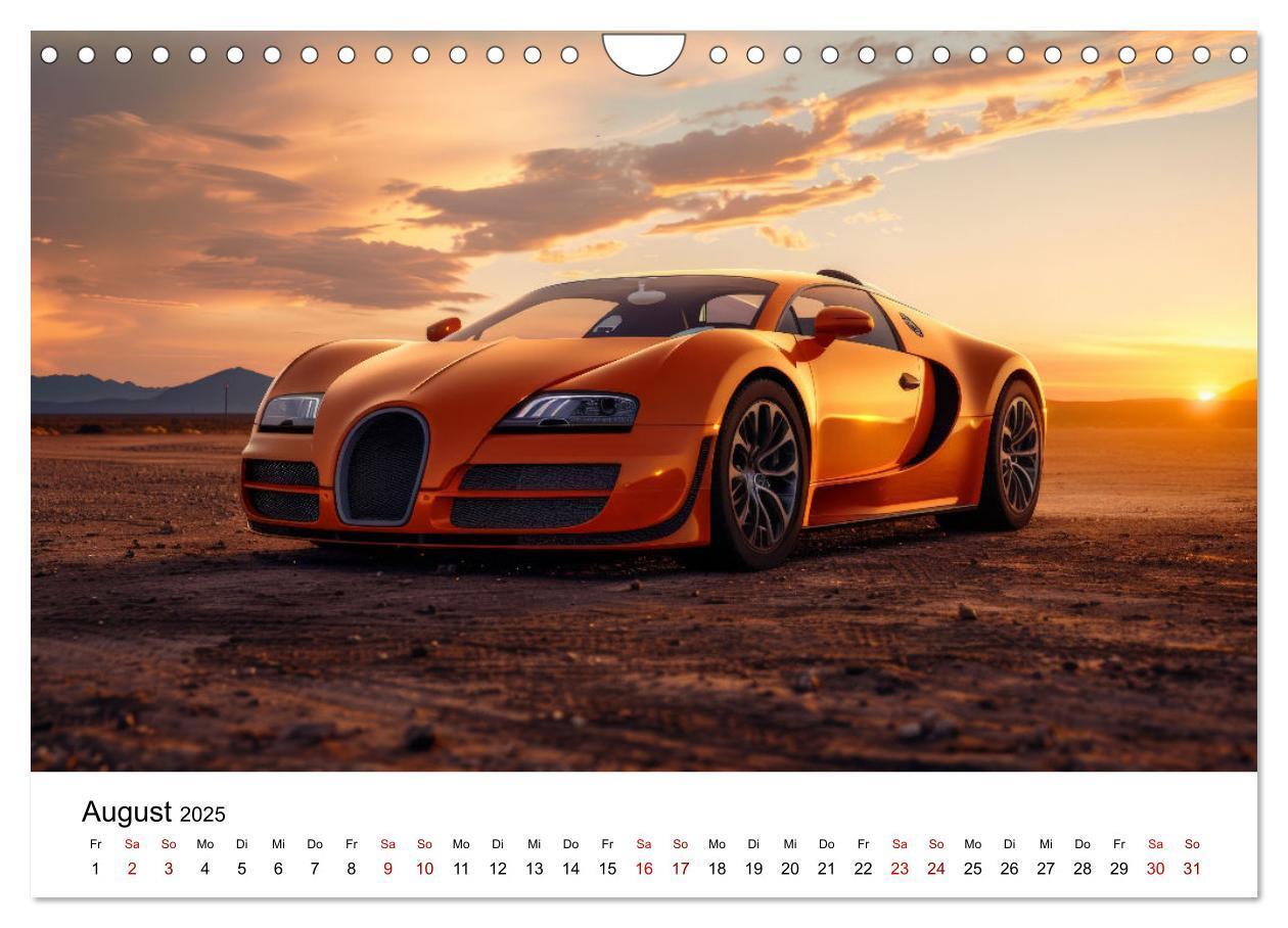 Bild: 9783383796050 | Schnelle Sportwagen (Wandkalender 2025 DIN A4 quer), CALVENDO...