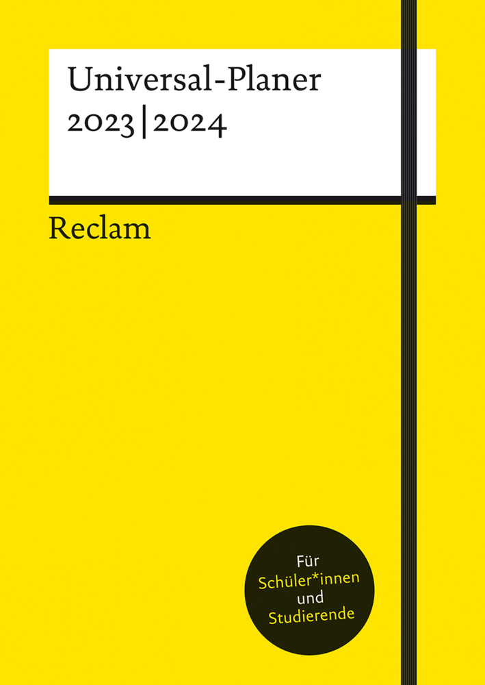 Cover: 9783150950043 | Reclams Universal-Planer 2023 2024: Hardcover A5 mit Fadenheftung,...