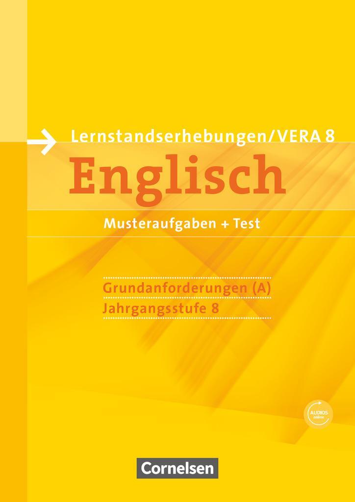 Cover: 9783060322459 | Vorbereitungsmaterialien für VERA - Englisch. 8. Schuljahr....