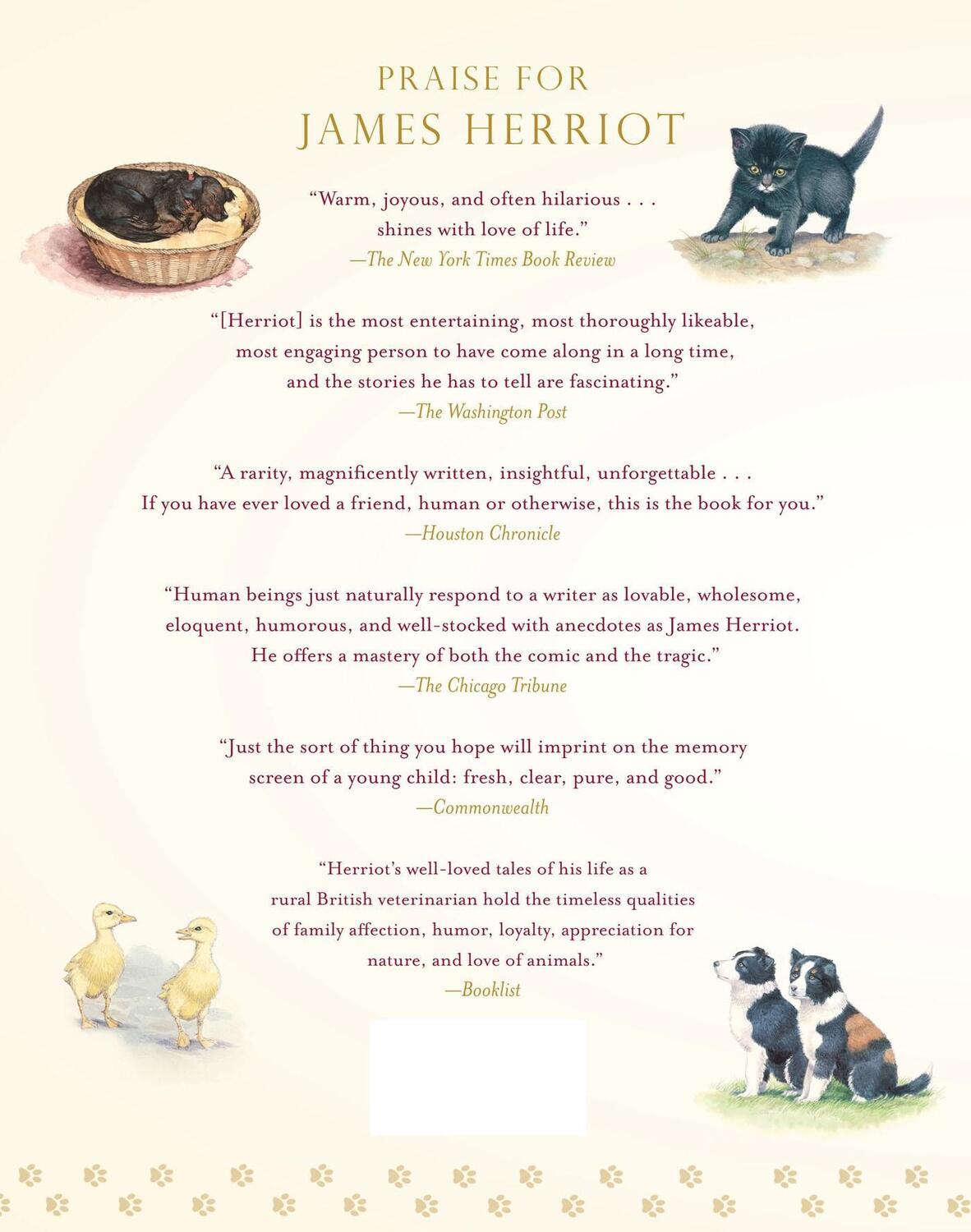 Rückseite: 9781250058133 | James Herriot's Treasury for Children | James Herriot | Buch | 2014